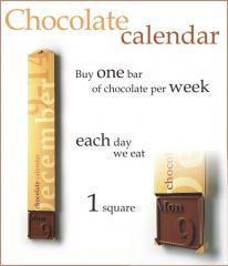 巧克力创意日历 甜蜜每一天