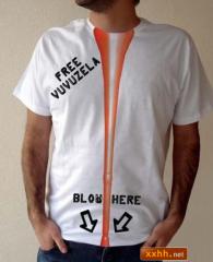 比较搞的T-shirt创意,其中一款专为本届世界杯设计